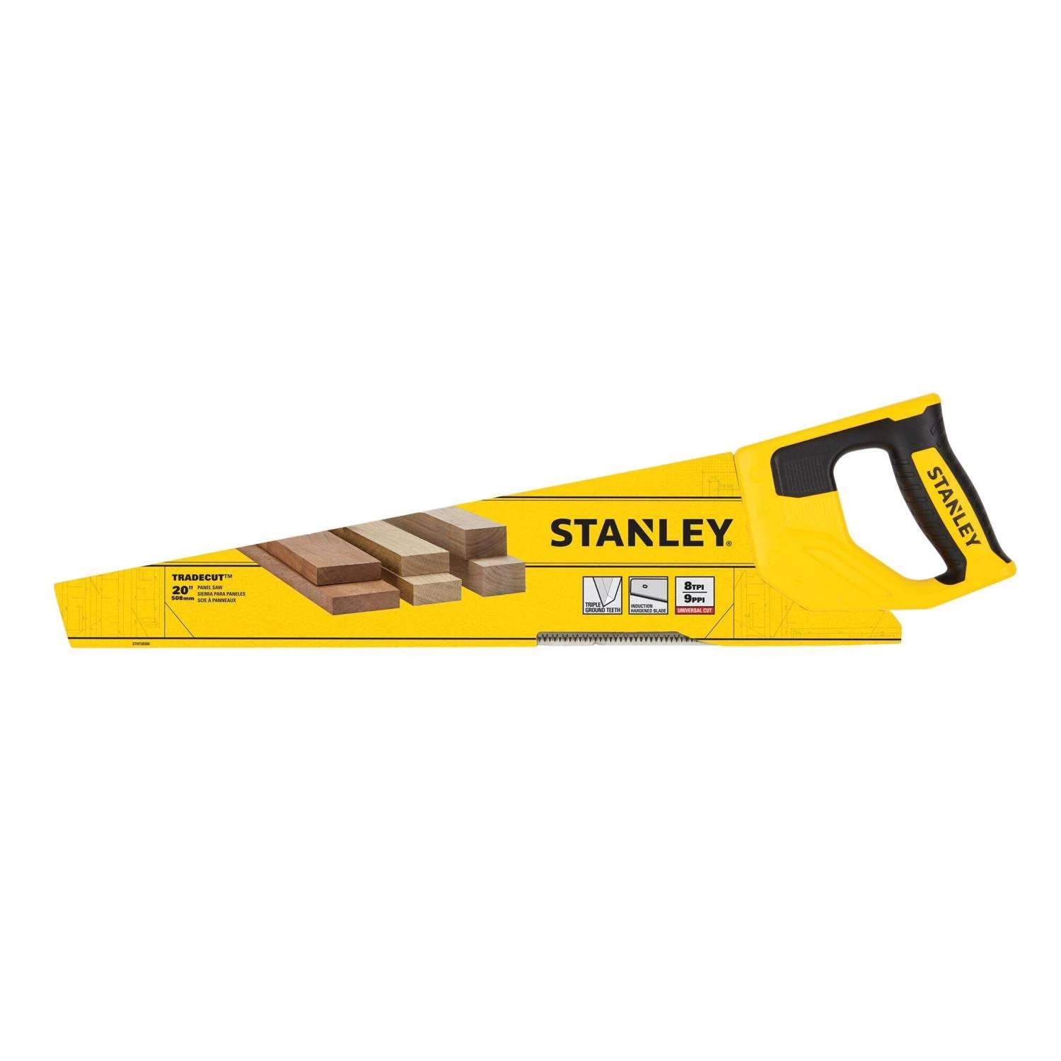 Stanley Tradecut 20 In. Panel Saw 8 TPI 1 Pc 4 Stanley Tradecut 20 In. Panel Saw 8 TPI 1 Pc - Image 2