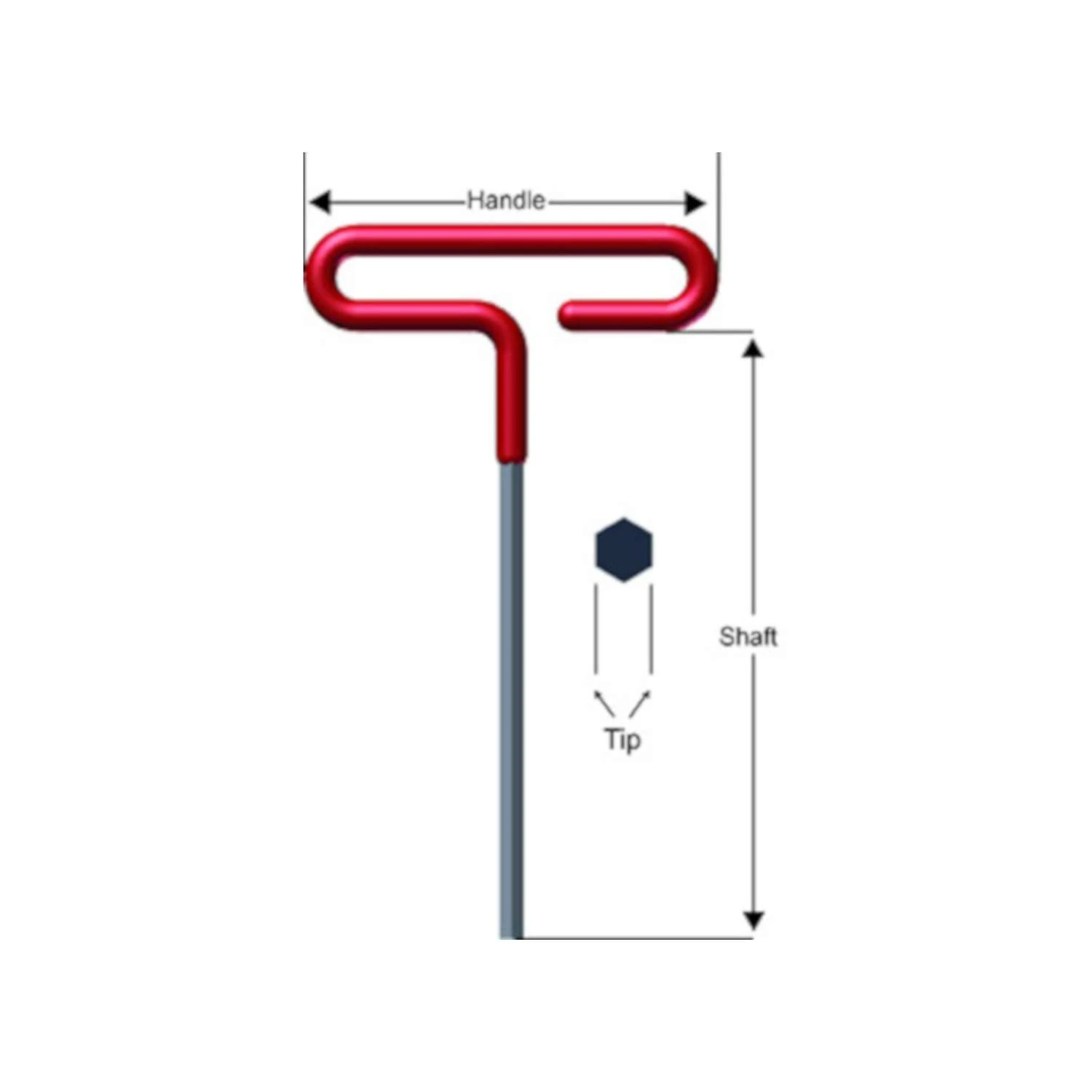 Eklind 3/32 To 1/4 In. SAE T-Handle Hex Key Set 8 Pc 6 Eklind 3/32 To 1/4 In. SAE T-Handle Hex Key Set 8 Pc - Image 4