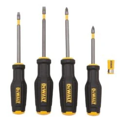 DeWalt Max Fit Phillips/Slotted Assorted Screwdriver Set 4 Pc