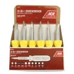 Ace 10-in-1 Screwdriver 8 In.