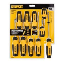 DeWalt Fixed Bar Screwdriver Set 10 Pc