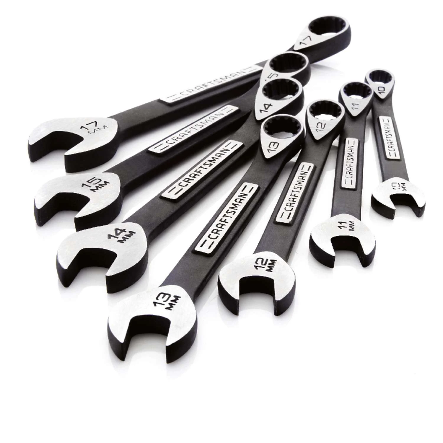Craftsman Metric Wrench Set 17 In. L 7 Pc 3 Craftsman Metric Wrench Set 17 In. L 7 Pc