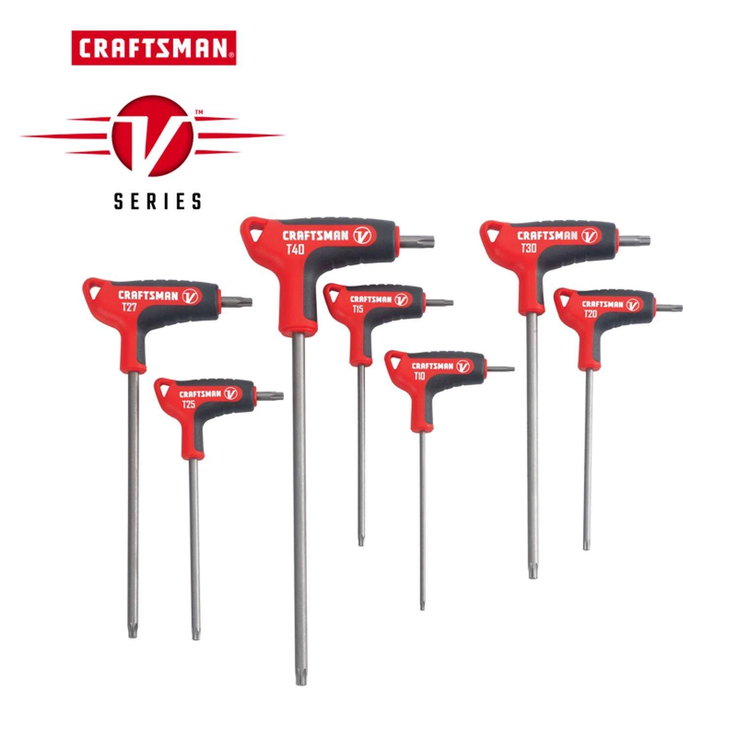 Craftsman V-Series X-Tract Technology Torx T-Handle Screwdriver Set 7 Pc 4 Craftsman V-Series X-Tract Technology Torx T-Handle Screwdriver Set 7 Pc - Image 2