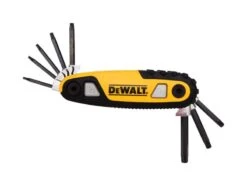 DeWalt Multi-Size Fold-Up Star Key Set 8 Pc