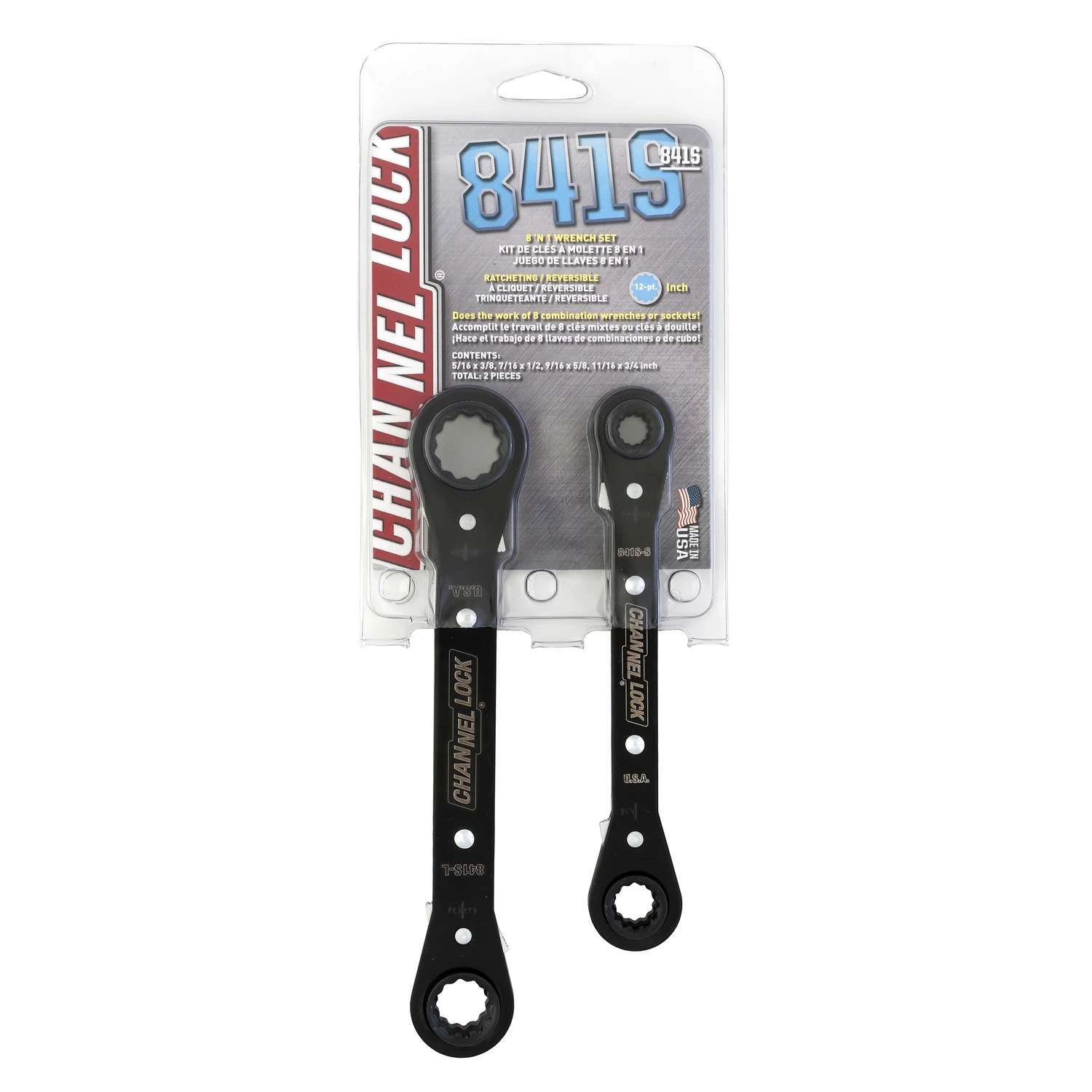 Channellock SAE Ratcheting Box Wrench Set 2 Pc 4 Channellock SAE Ratcheting Box Wrench Set 2 Pc - Image 2