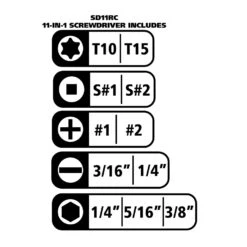 Great Neck 11-in-1 Multi-Bit Screwdriver/Nut Driver 1 Pc -Craftsman Store 8f56ce0a 5614 4c43 8016 6cce8de25150