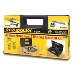 Eazypower Isomax Tungsten Steel Metric Tap And Die Set 40 Pc