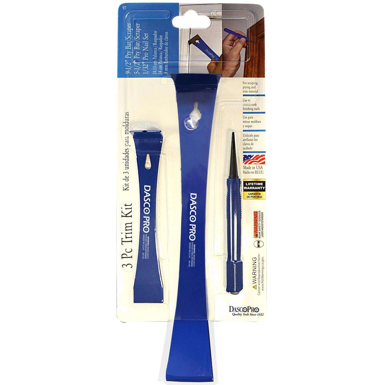 Dasco-Pro Multi-Purpose Trim Kit 3 Pc 3 Dasco-Pro Multi-Purpose Trim Kit 3 Pc