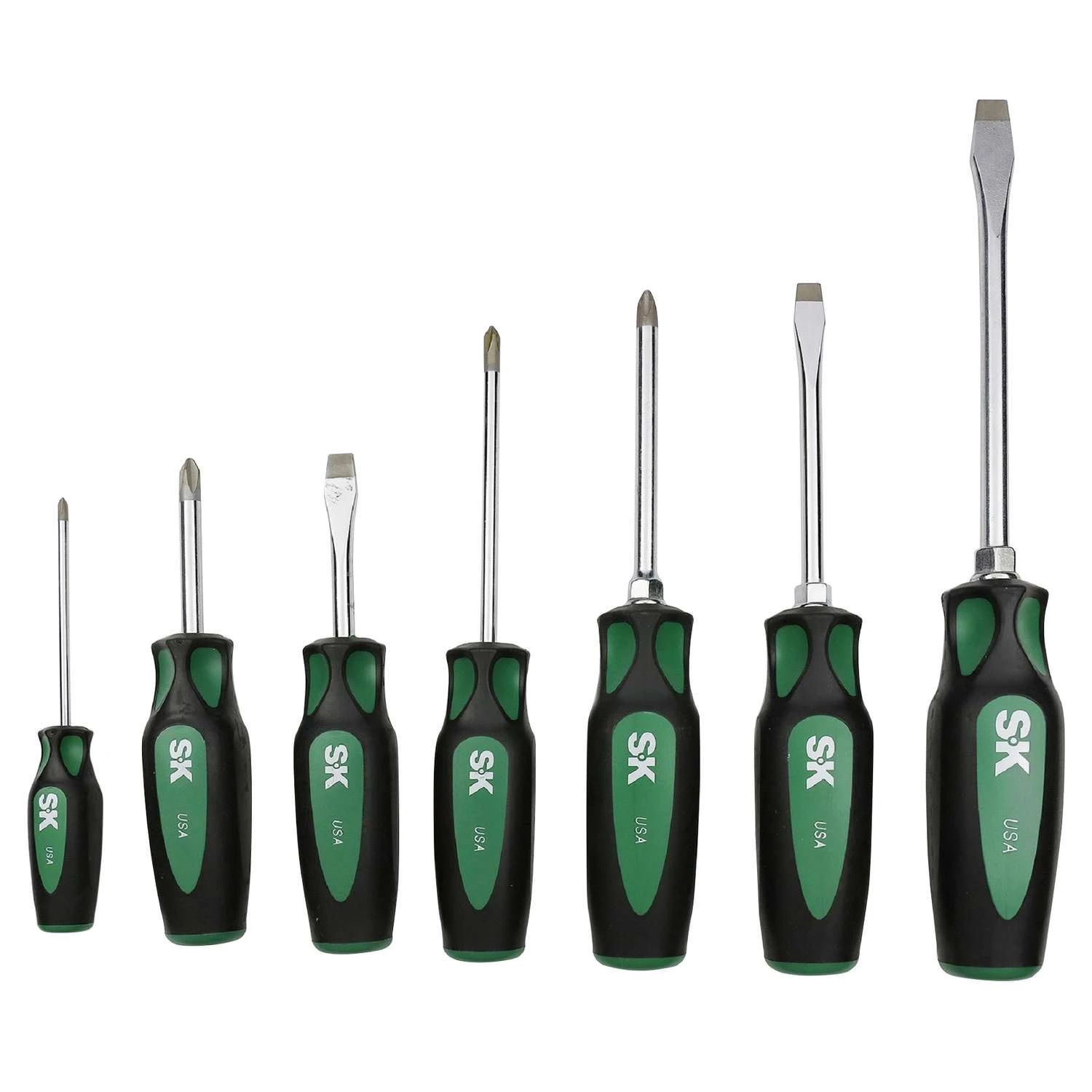 SK Professional Tools Phillips/Slotted Screwdriver Set 7 Pc 3 SK Professional Tools Phillips/Slotted Screwdriver Set 7 Pc