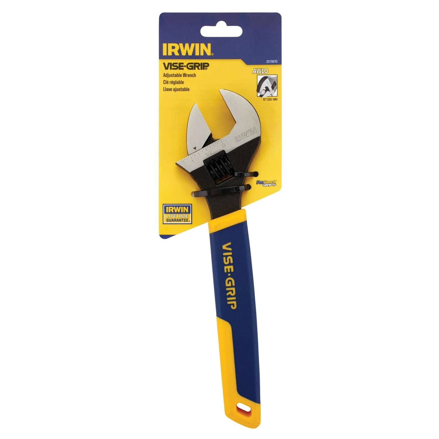 Irwin Vise-Grip 1-1/4 In. Metric And SAE Adjustable Wrench 10 In. L 1 Pc 4 Irwin Vise-Grip 1-1/4 In. Metric And SAE Adjustable Wrench 10 In. L 1 Pc - Image 2