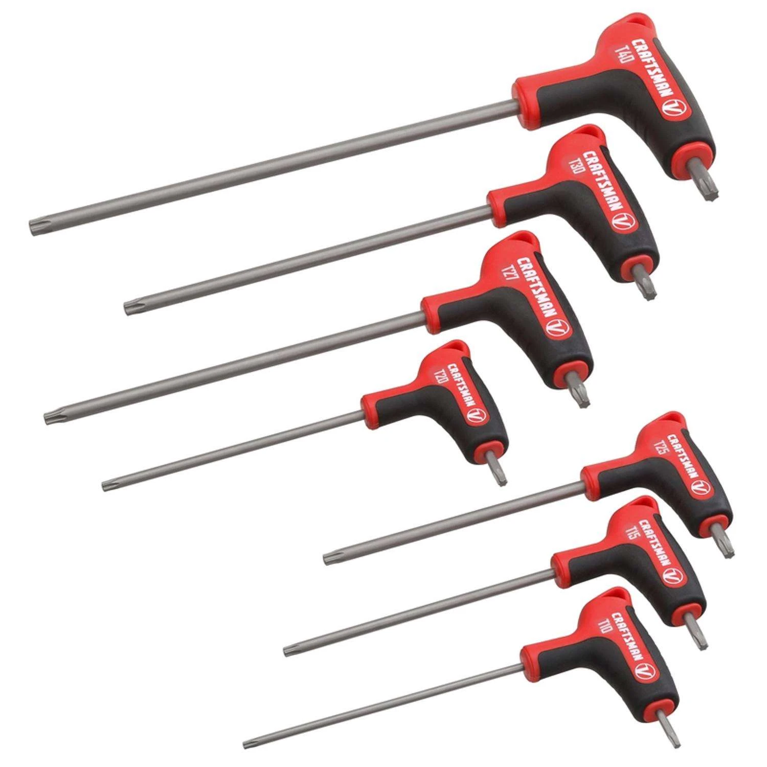 Craftsman V-Series X-Tract Technology Torx T-Handle Screwdriver Set 7 Pc 3 Craftsman V-Series X-Tract Technology Torx T-Handle Screwdriver Set 7 Pc
