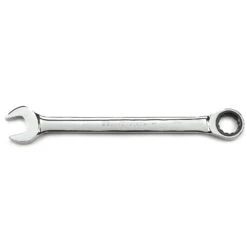 GEARWRENCH 3/8 Inch In. X 3/8 Inch In. 12 Point SAE Ratcheting Combination Wrench 6.256 In. L 1 Pc
