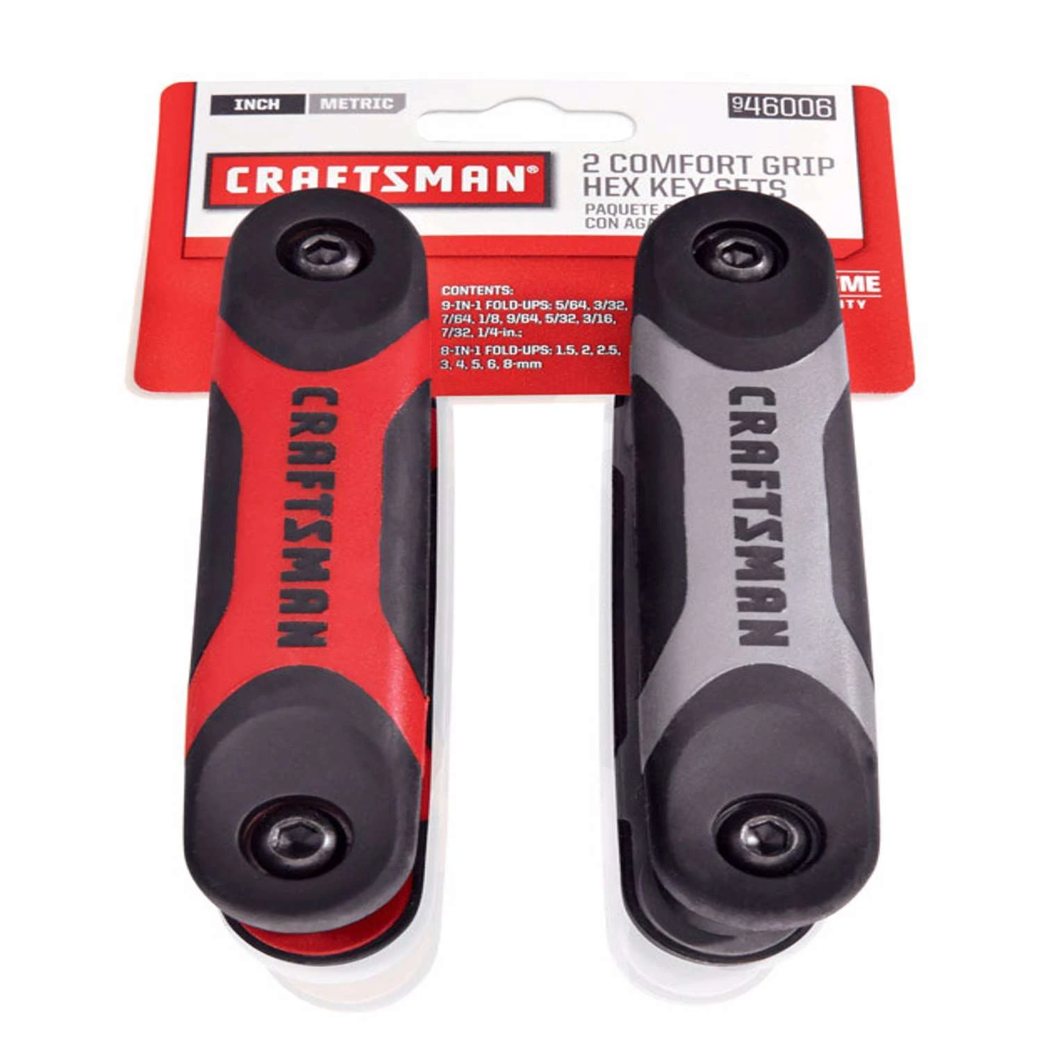 Craftsman Metric And SAE Fold-Up Hex Key Set 2 Pk 4 Craftsman Metric And SAE Fold-Up Hex Key Set 2 Pk - Image 2