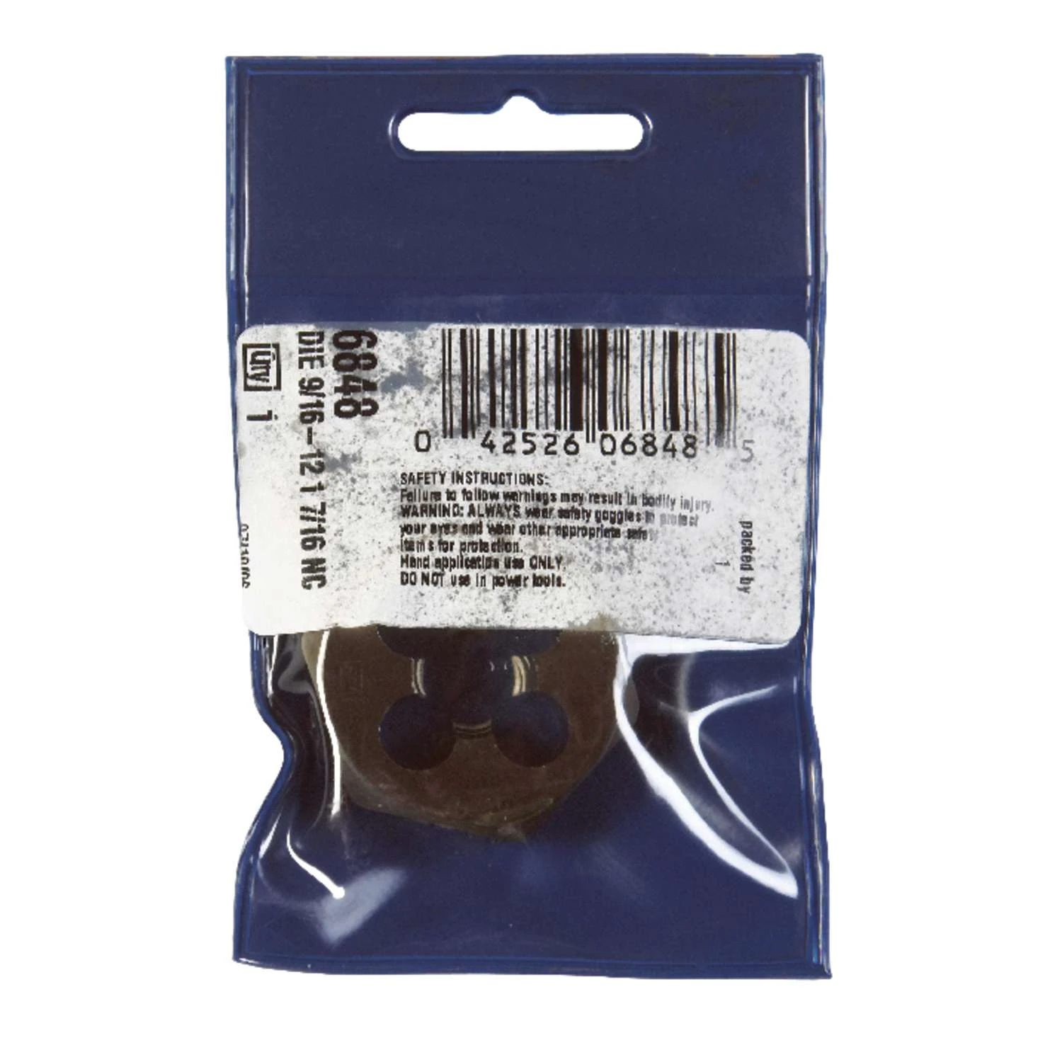 Irwin Hanson High Carbon Steel SAE Hexagon Die 9/16 In. 1 Pc 3 Irwin Hanson High Carbon Steel SAE Hexagon Die 9/16 In. 1 Pc