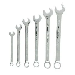 Stanley SAE Wrench Set Assorted In. L 6 Pc