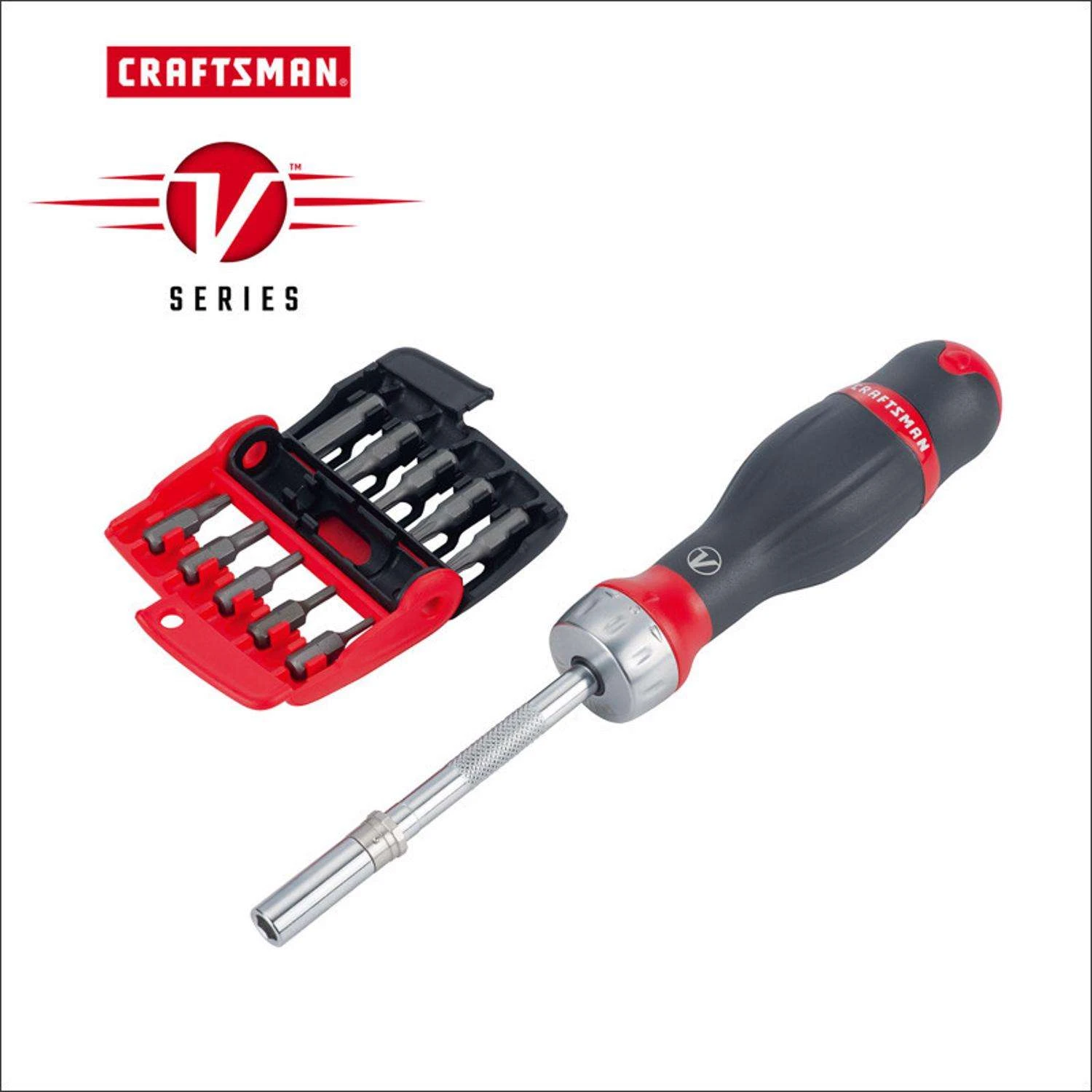 Craftsman V-Series X-Tract Technology Ratcheting Screwdriver Set 18 Pc 4 Craftsman V-Series X-Tract Technology Ratcheting Screwdriver Set 18 Pc - Image 2